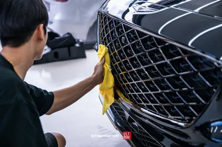 광주광역시 크롬죽이기 부분랩핑 GV80 크롬 진짜 많네... 올킬! / 광주 광산구 하남동