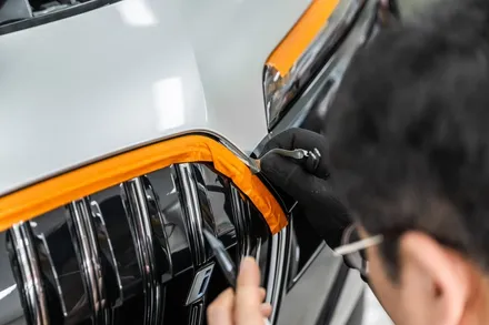 BMW i7 투톤 랩핑하고 전체PPF. 광주 랩마블의 기술을 차 한대에 다넣음 / 광주 광산구