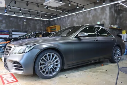 벤츠s350d 전체랩핑 / 광주 광산구 하남동