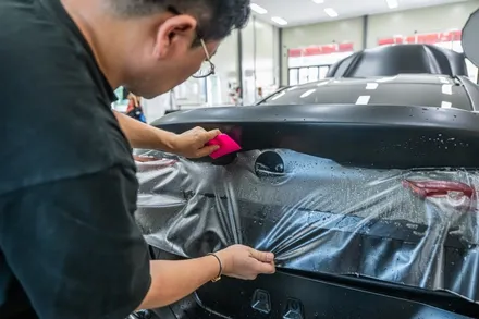 광주 전체 PPF BMW M8 무광 PPF 도색 수준의 디테일, 상세 사진 있어요. / 광주 광산구