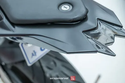BMW S1000rr 바이크 랩핑 광주 랩마블에서 올블랙으로 / 광주 광산구 하남동