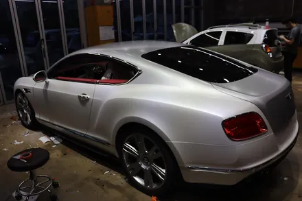 광주랩핑 전문샵 랩마블스튜디오 벤틀리 컨티넨탈gt 전체랩핑 투톤(듀오톤) 작업 / 광주 광산구 하남동