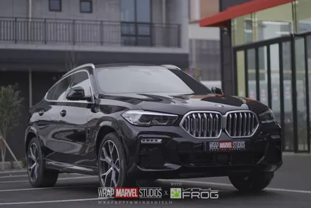 광주랩핑 전문매장 랩마블스튜디오 bmw x6 고광택필름 전체랩핑 / 광주 광산구 하남동