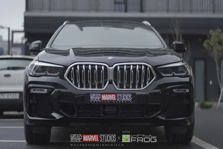 광주랩핑 전문매장 랩마블스튜디오 bmw x6 고광택필름 전체랩핑 / 광주 광산구 하남동
