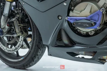 BMW S1000rr 바이크 랩핑 광주 랩마블에서 올블랙으로 / 광주 광산구 하남동
