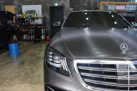 벤츠s350d 전체랩핑 / 광주 광산구 하남동