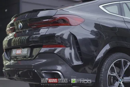 광주랩핑 전문매장 랩마블스튜디오 bmw x6 고광택필름 전체랩핑 / 광주 광산구 하남동