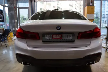 광주 BMW 랩핑 홀로그램 화이트 오묘한 컬러 / 광주 광산구 하남동