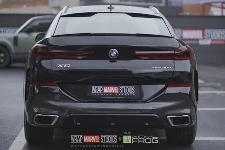 광주랩핑 전문매장 랩마블스튜디오 bmw x6 고광택필름 전체랩핑 / 광주 광산구 하남동