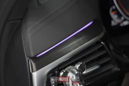 광주랩핑 전문매장 랩마블스튜디오 bmw5시리즈 탑폴리에필름으로 크롬죽이기 / 광주 광산구 하남동