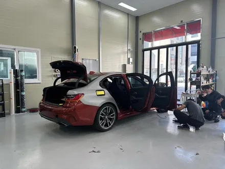광주랩핑 전문매장 랩마블스튜디오 bmw340i 전체랩핑 / 광주 광산구 하남동