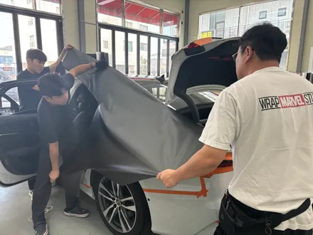 광주 전체랩핑 아우디A6 TDI 콰트로 컬러변경 / 광주 랩핑전문 랩마블스튜디오 / 광주 광산구