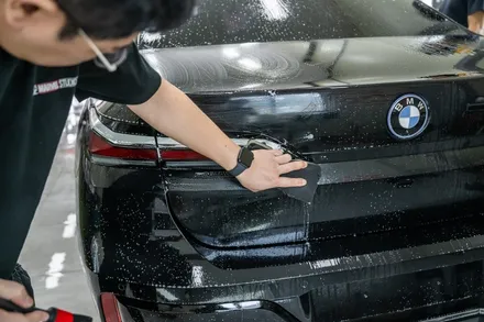 BMW i7 투톤 랩핑하고 전체PPF. 광주 랩마블의 기술을 차 한대에 다넣음 / 광주 광산구