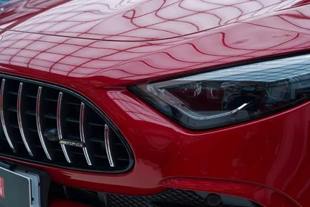 광주 컬러 PPF SL43AMG 초고광택 컬러체인지, 자세히 보면 엔진 보일 것 같다. / 광주 광산구 하남동