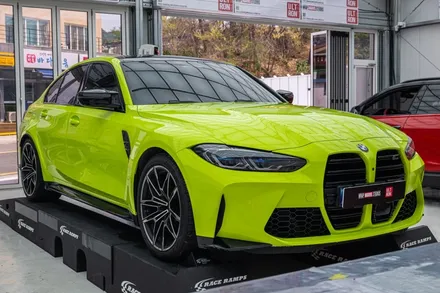 군산 랩핑 PPF, BMW M3 컬러체인지+앞유리 보호 랩마블 스튜디오 군산점 / 광주 광산구 하남동