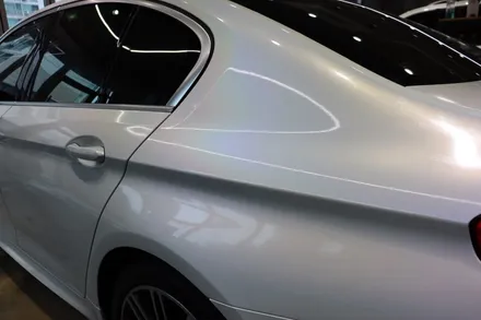 광주 BMW 랩핑 홀로그램 화이트 오묘한 컬러 / 광주 광산구 하남동
