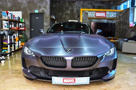 광주랩핑 BMW Z4 데시뇨 사틴다크그레이 시공 / 광주 광산구 하남동