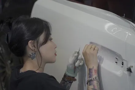 광주랩핑 광주ppf 전문샵 랩마블스튜디오 롤스로이스 레이스 전체 투톤(듀오톤)랩핑 / 광주 광산구 하남동