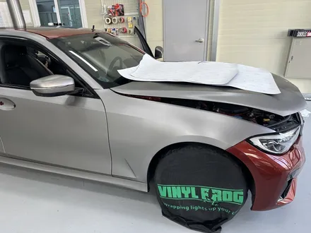 광주랩핑 전문매장 랩마블스튜디오 bmw340i 전체랩핑 / 광주 광산구 하남동