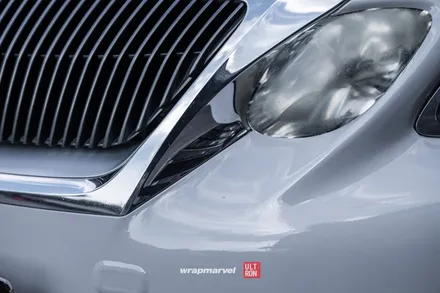 광주 자동차 랩핑 GS350 실버에서 시멘트, 도장 컨디션이 안 좋아도 괜찮아 / 광주 광산구 하남동