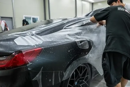광주 전체 PPF BMW M8 무광 PPF 도색 수준의 디테일, 상세 사진 있어요. / 광주 광산구