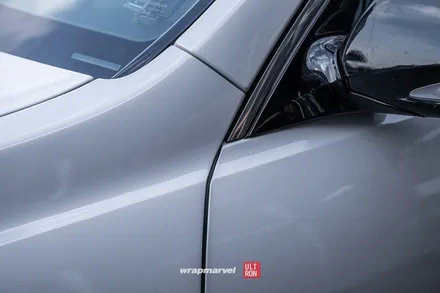 광주 자동차 랩핑 GS350 실버에서 시멘트, 도장 컨디션이 안 좋아도 괜찮아 / 광주 광산구 하남동