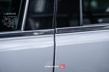 광주 자동차 랩핑 GS350 실버에서 시멘트, 도장 컨디션이 안 좋아도 괜찮아 / 광주 광산구 하남동