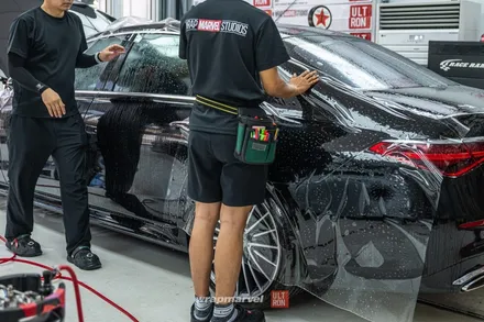 광주 PPF 벤츠 S500 전체 시공 + 크롬죽이기, 튜닝에 가까운 광 / 광주 광산구 하남동