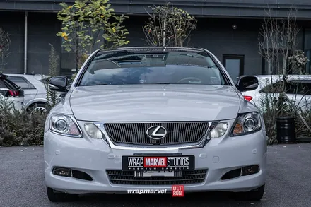 광주 자동차 랩핑 GS350 실버에서 시멘트, 도장 컨디션이 안 좋아도 괜찮아 / 광주 광산구 하남동