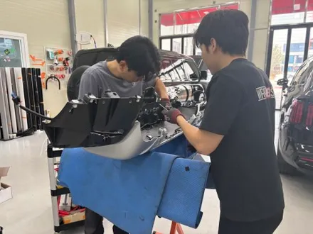 광주 랩핑 랜드로버 디펜더 블랙팩 시공 / 광주 랩핑전문 랩마블스튜디오 / 광주 광산구