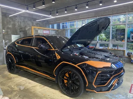 광주랩핑 전문점 랩마블스튜디오 람보르기니 우루스 전체랩핑 작업 / 광주 광산구 하남동