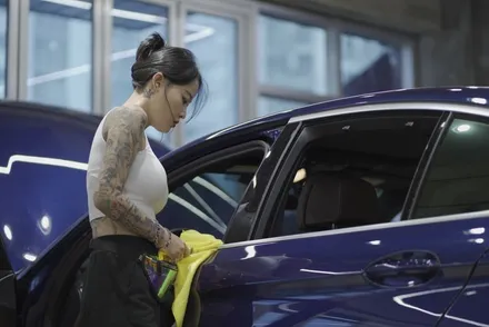 광주랩핑 전문샵 랩마블스튜디오 bmw520i 크롬죽이기 포인트랩핑 스모그라이트ppf시공 / 광주 광산구 하남동