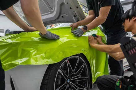 군산 랩핑 PPF, BMW M3 컬러체인지+앞유리 보호 랩마블 스튜디오 군산점 / 광주 광산구 하남동