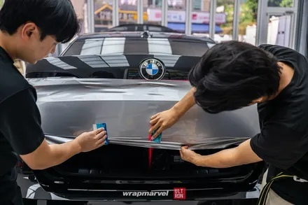 김해 듀오톤 랩핑 하판 시공 + 전체 PPF BMW 7시리즈 / 광주 광산구 하남동