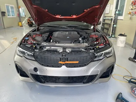 광주랩핑 전문매장 랩마블스튜디오 bmw340i 전체랩핑 / 광주 광산구 하남동