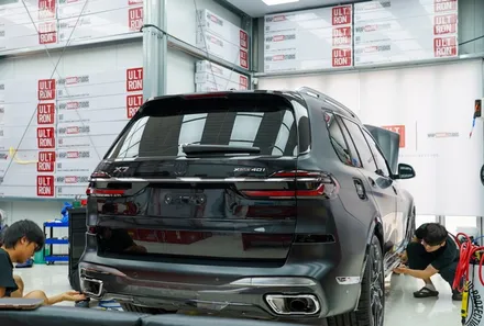 BMW X7 전체 무광 PPF 인디비주얼 올블랙 에디션 만들기. 광주 자동차 PPF 랩마블 스튜디오 / 광주 광산구 하남동