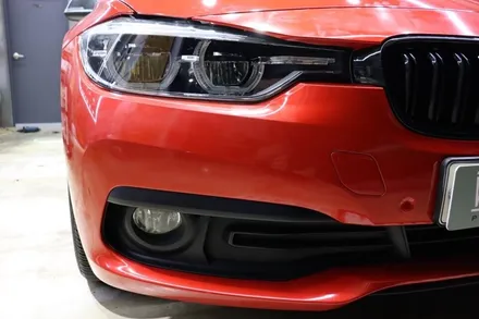 BMW 320d 전체랩핑, 강렬한 레드 시공! / 광주 광산구 하남동