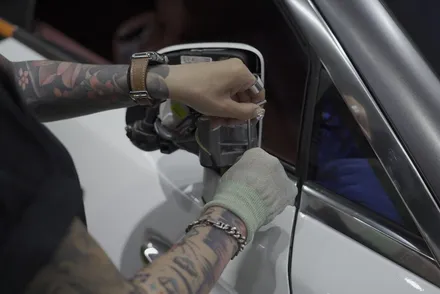 광주랩핑 광주ppf 전문샵 랩마블스튜디오 롤스로이스 레이스 전체 투톤(듀오톤)랩핑 / 광주 광산구 하남동