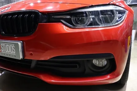 BMW 320d 전체랩핑, 강렬한 레드 시공! / 광주 광산구 하남동