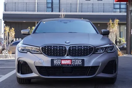 광주랩핑 전문매장 랩마블스튜디오 bmw340i 전체랩핑 / 광주 광산구 하남동