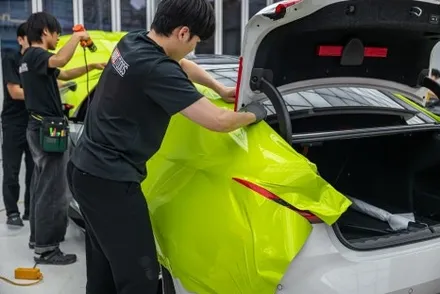 군산 랩핑 PPF, BMW M3 컬러체인지+앞유리 보호 랩마블 스튜디오 군산점 / 광주 광산구 하남동