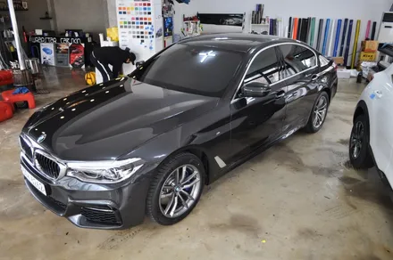 bmw 5시리즈 출고에 적당한 ppf 시공 / 수원 영화동
