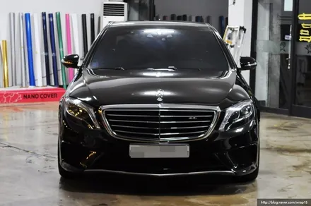 벤츠 ppf 시공가격, 보호필름으로 s63 전체랩핑 했어요! / 수원 영화동