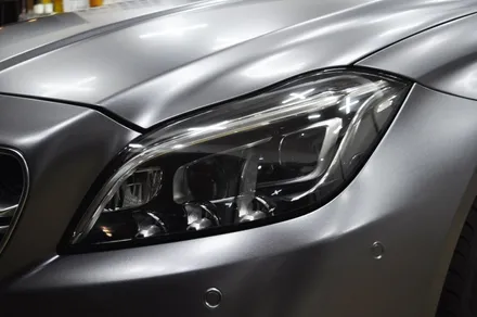 벤츠 cls63 AMG 사틴 다크 그레이 전체랩핑 시공기 / 수원 영화동