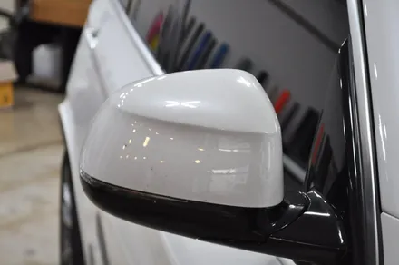 bmw x5 랩핑 키드니 그릴과 사이드미러 포인트 주기 / 수원 영화동