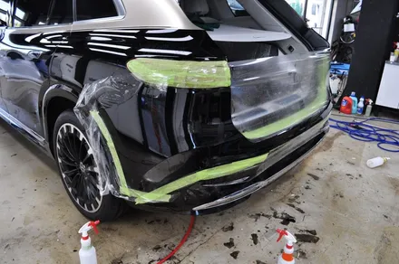 벤츠 EQS SUV 마이바흐 투톤 스타일 랩핑 시공기 / 수원 영화동