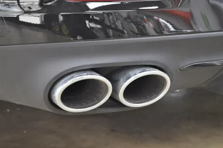 난감했지만, 어쨌든 해결! AMG GT 배기 팁 랩핑 / 수원 영화동