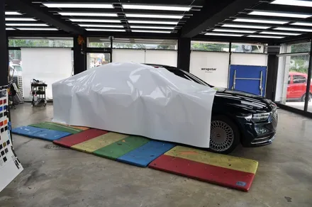 제네시스 G90의 랩핑 가격 알아봐요 / 수원 영화동