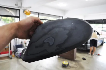 수원랩핑, 아우디에 어울리는 사틴블랙 / 수원 영화동