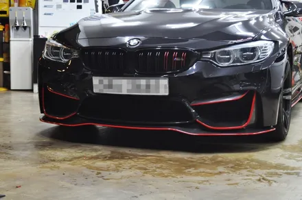 bmw M4 간단한 랩핑 포인트만 넣어 봤어요 / 수원 영화동